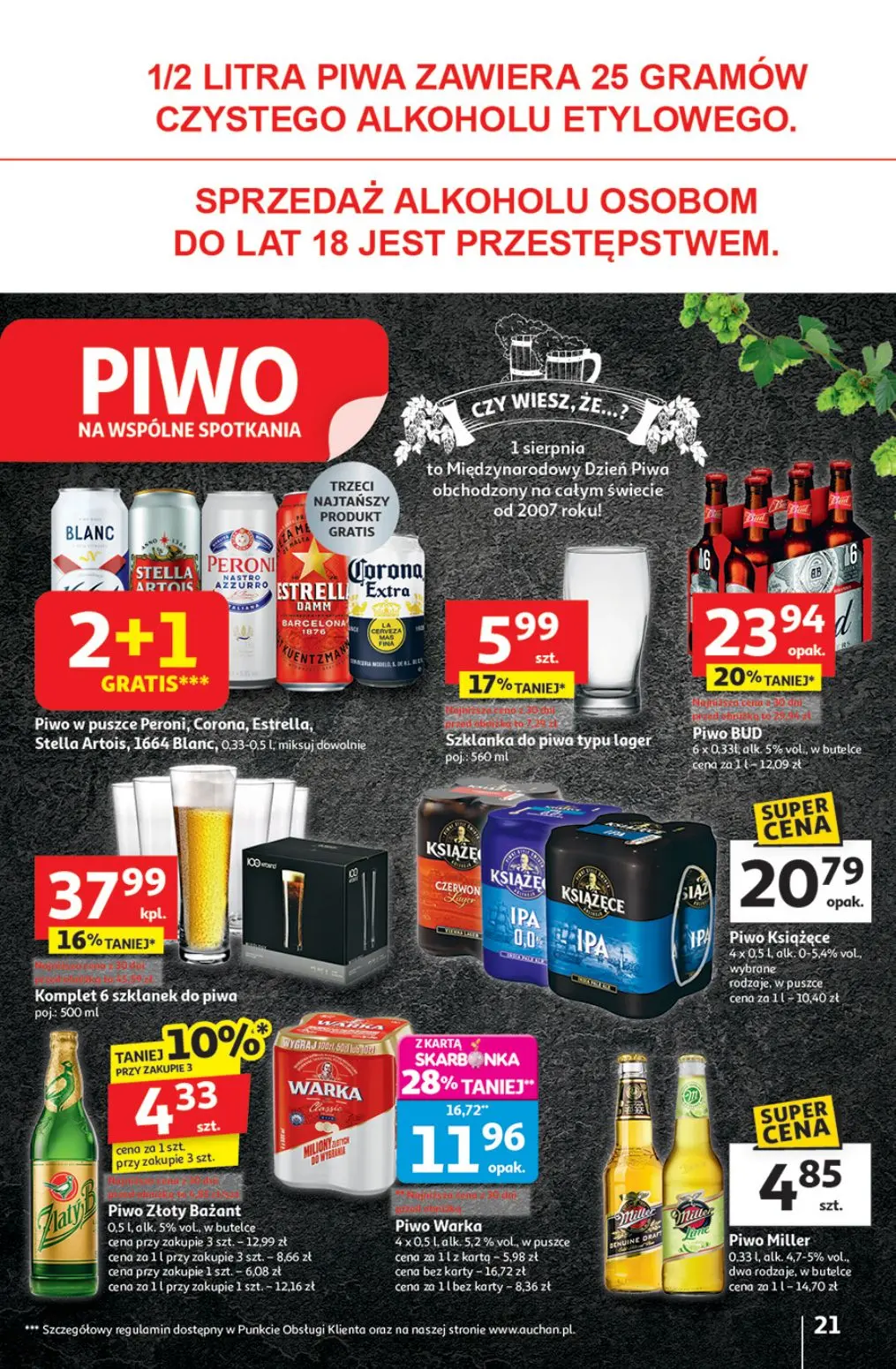 gazetka promocyjna Auchan Pewność niskich cen - Strona 21