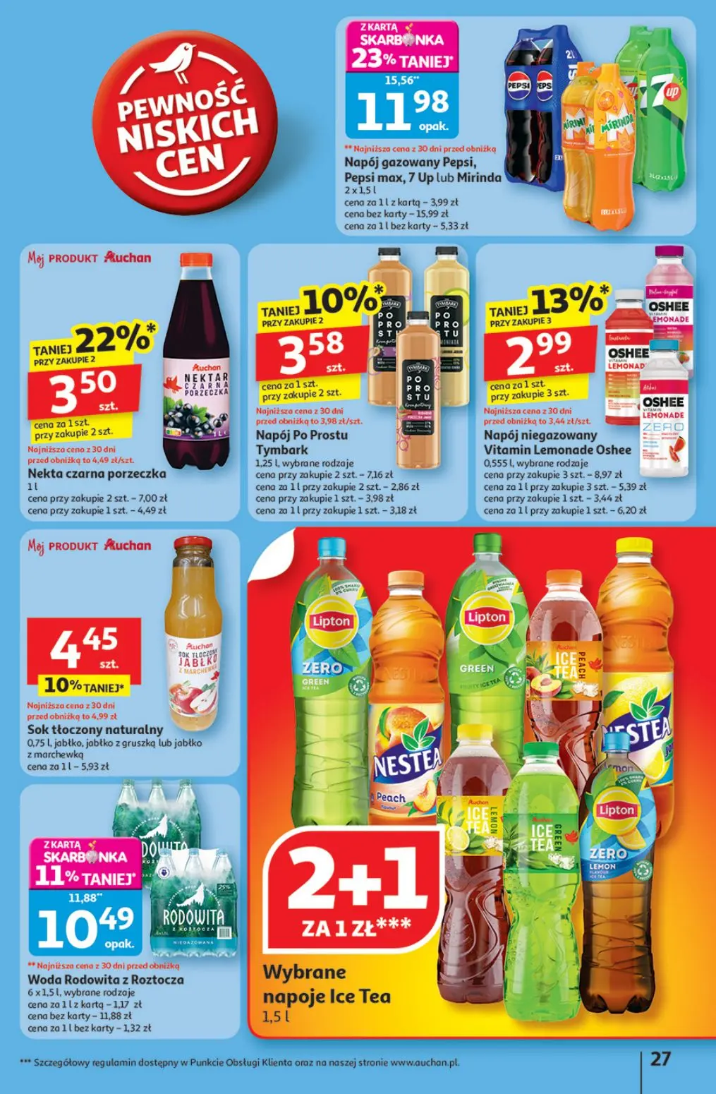 gazetka promocyjna Auchan Pewność niskich cen - Strona 27