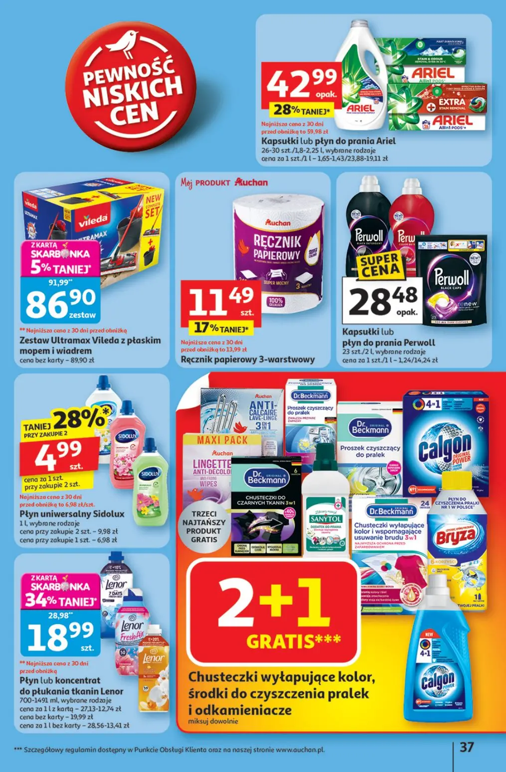 gazetka promocyjna Auchan Pewność niskich cen - Strona 37