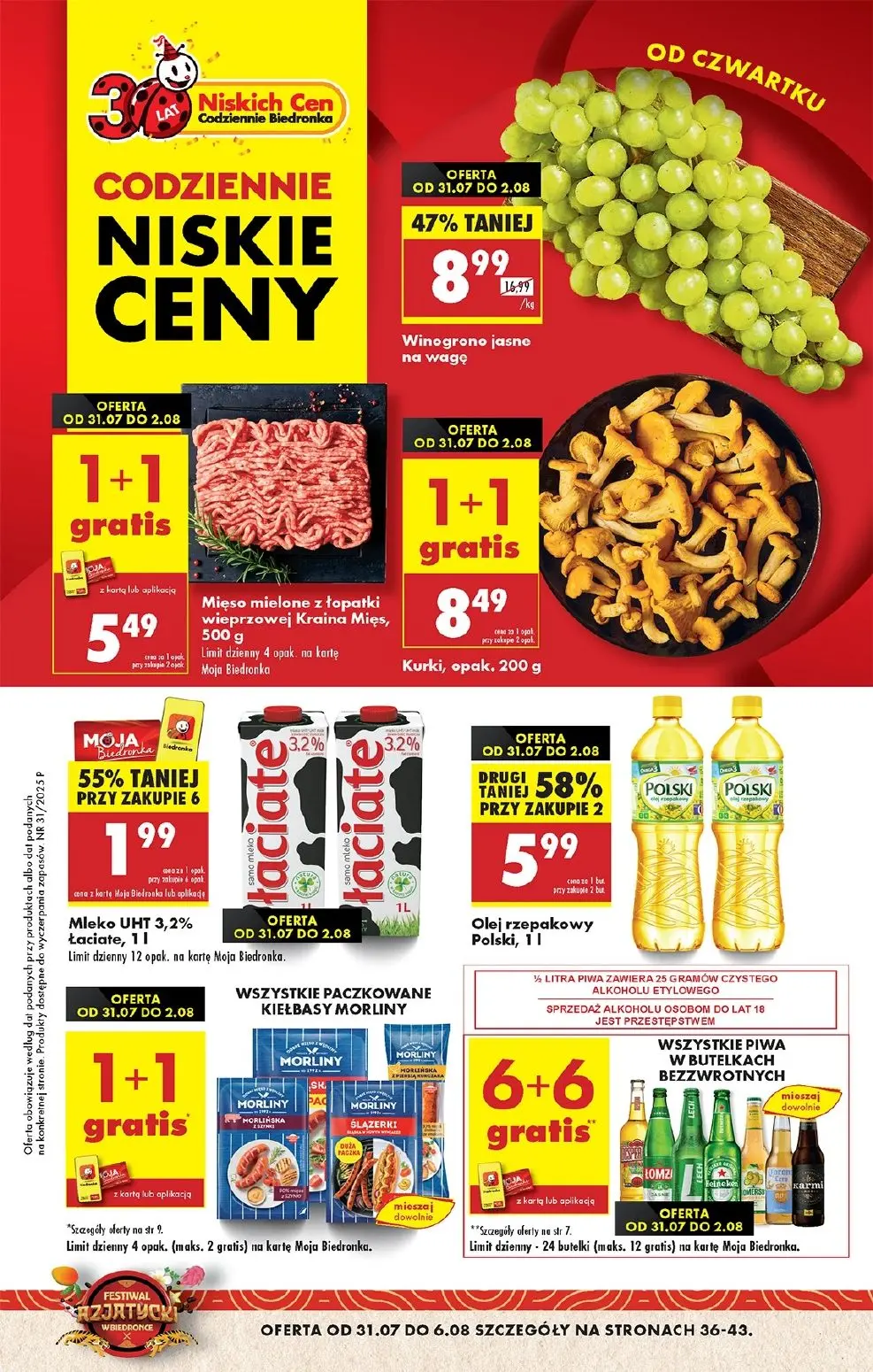 gazetka promocyjna Biedronka Od czwartku - Strona 1