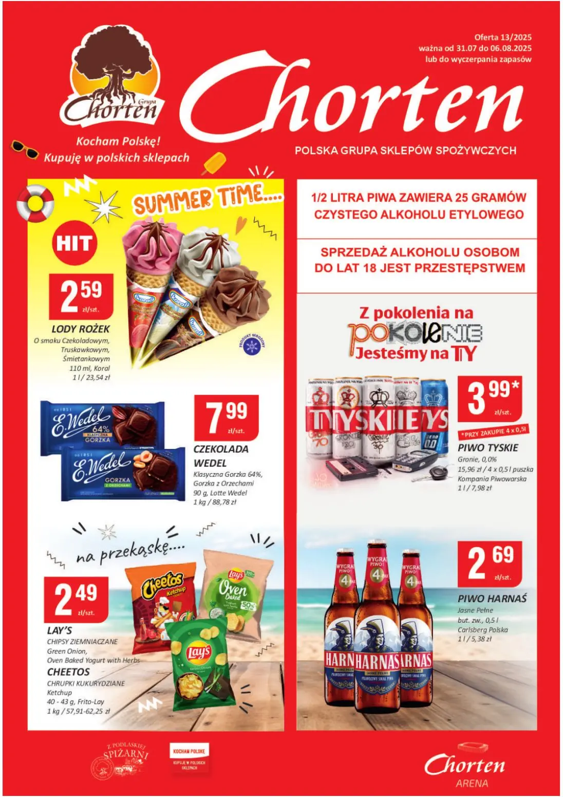 gazetka promocyjna Chorten Dolny Śląsk, Wielkopolska, Zachodniopomorskie, Lubuskie - minimarket - Strona 1