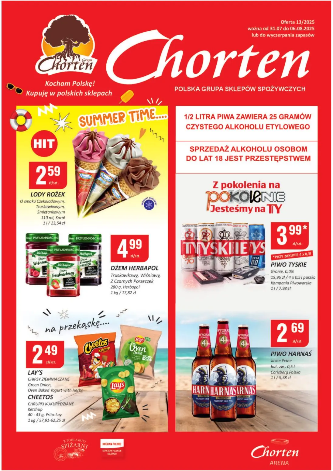 gazetka promocyjna Chorten Ciechanów - minimarket - Strona 1