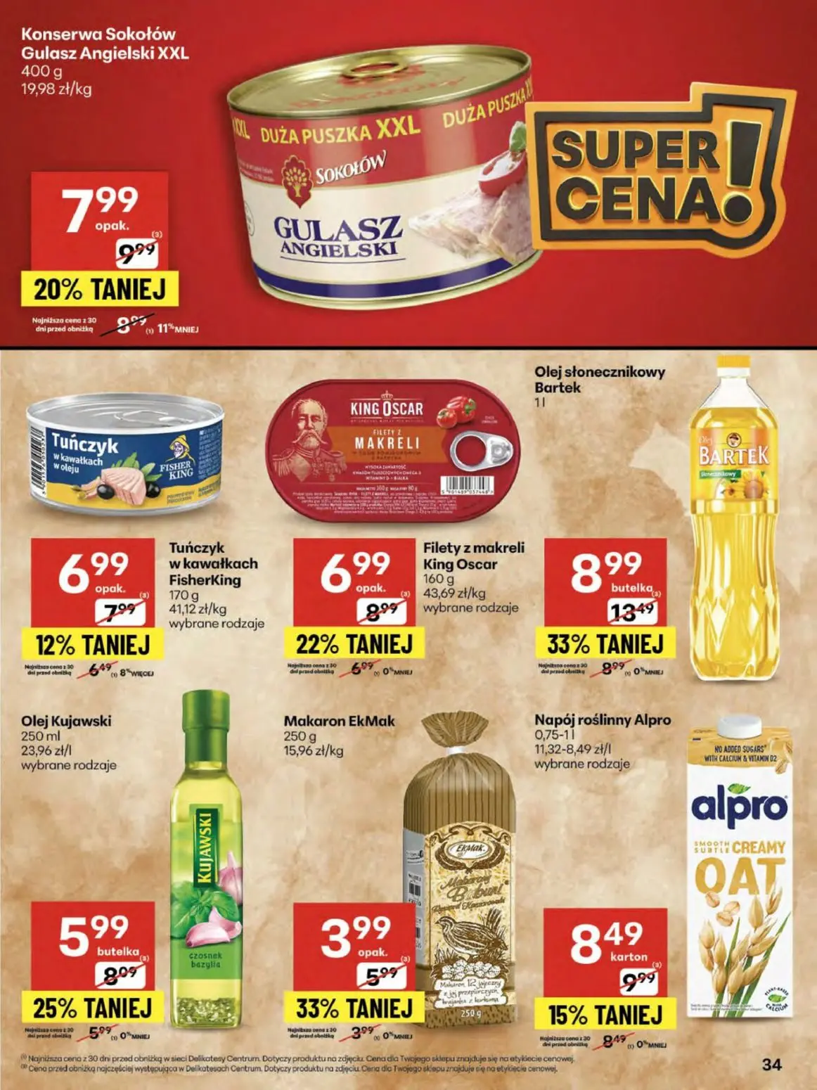 gazetka promocyjna Delikatesy Centrum Od czwartku - Strona 34