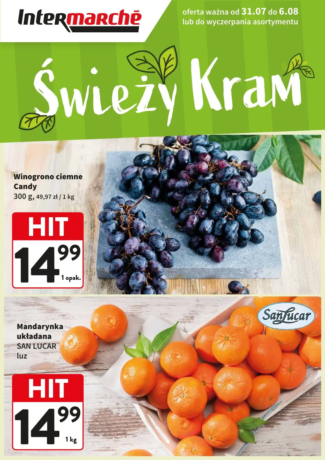 gazetka promocyjna Intermarche Świeży Kram - Strona 1