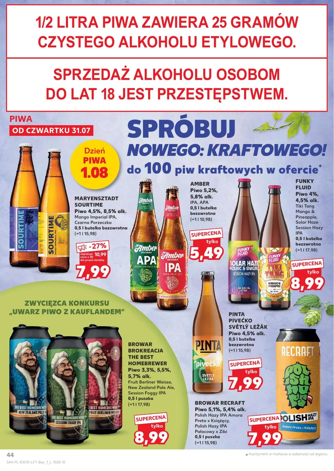 gazetka promocyjna Kaufland Jest fresz - Strona 44