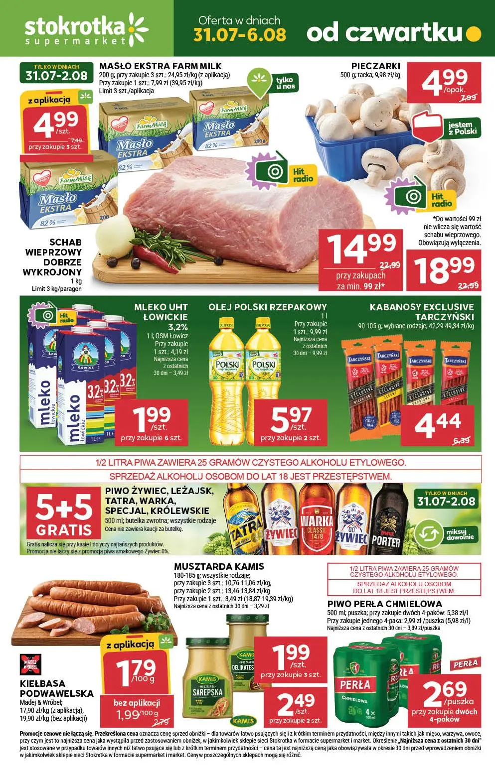 gazetka promocyjna Stokrotka Supermarket Od czwartku - Strona 1