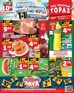 Gazetka promocyjna Topaz, ważna od 2025-07-31 do 2025-08-06.