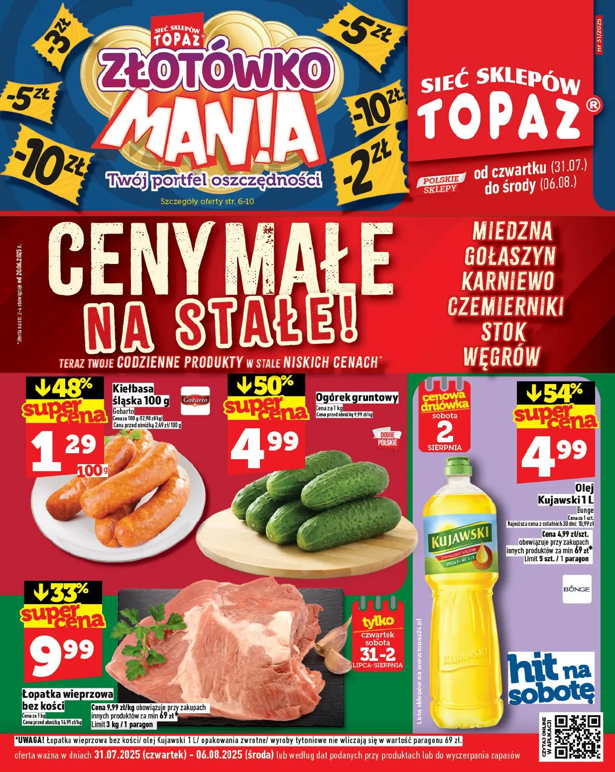 gazetka promocyjna Topaz Ceny małe - Strona 1