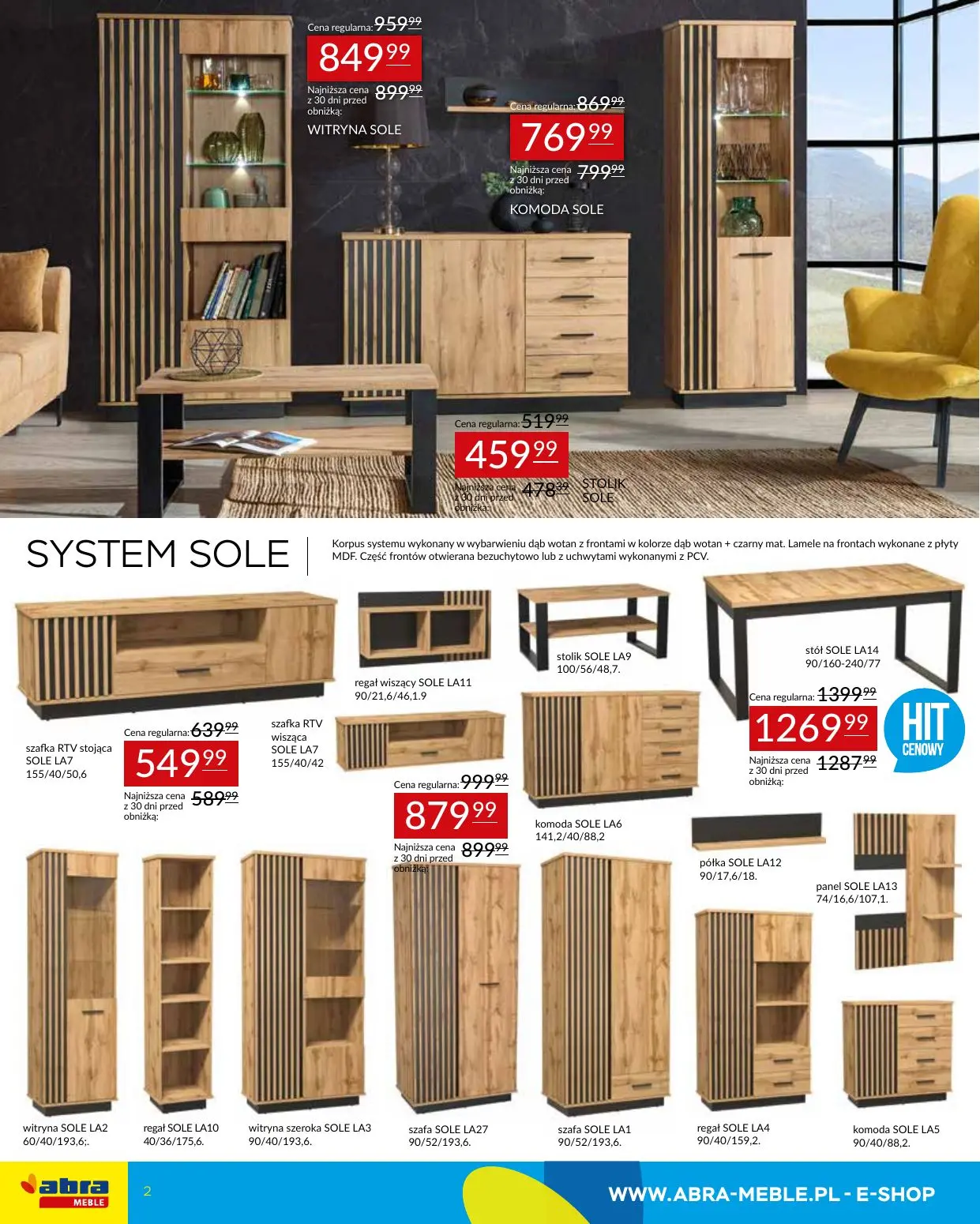 gazetka promocyjna abra meble Hity cenowe - Strona 2
