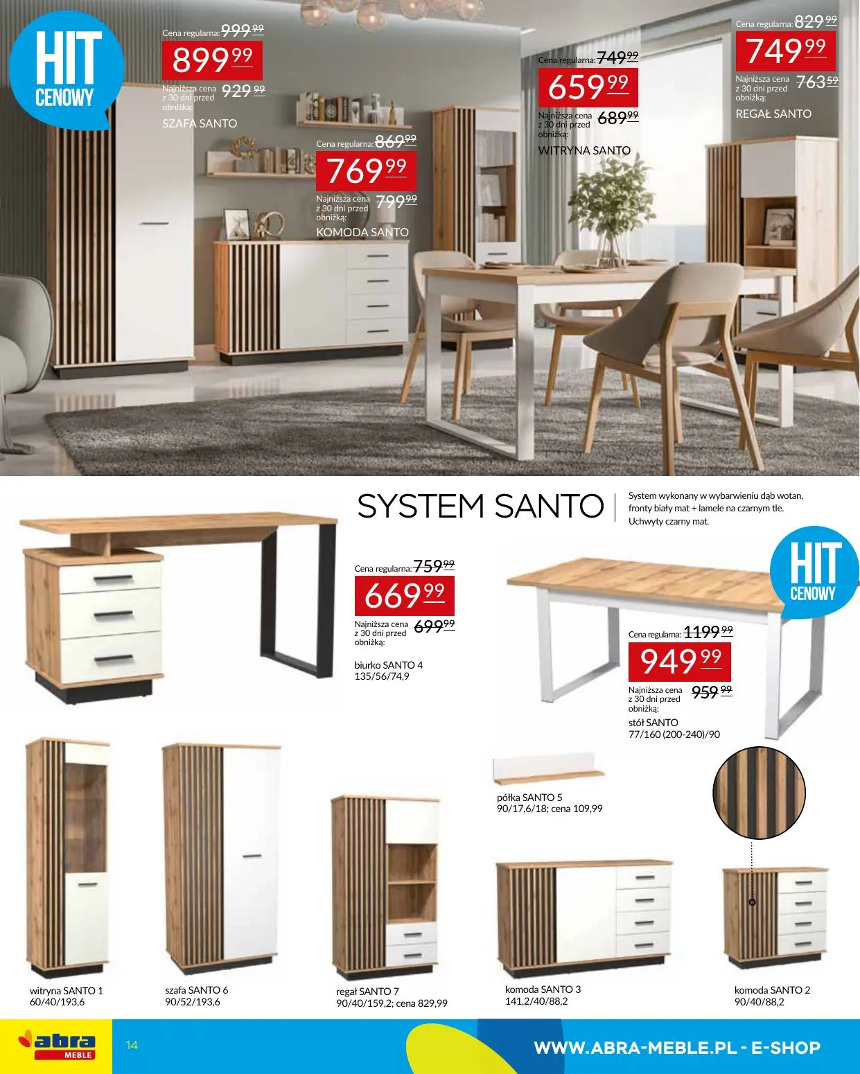 gazetka promocyjna abra meble Hity cenowe - Strona 14