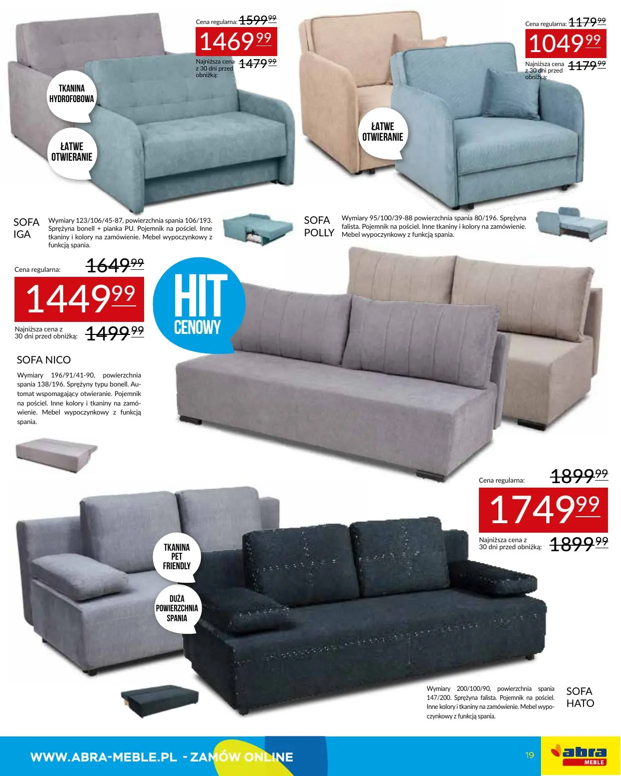 gazetka promocyjna abra meble Hity cenowe - Strona 19