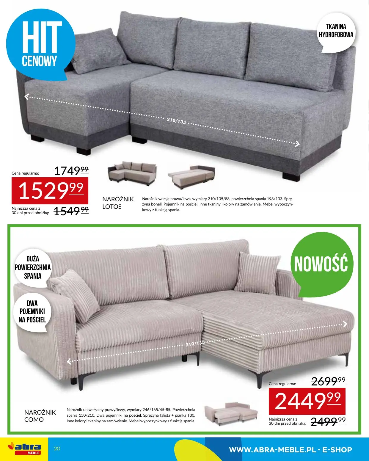 gazetka promocyjna abra meble Hity cenowe - Strona 20