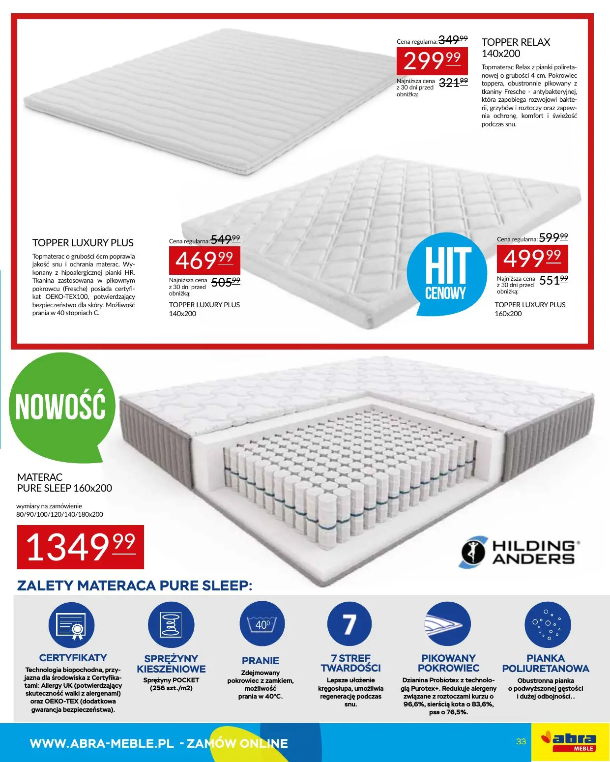 gazetka promocyjna abra meble Hity cenowe - Strona 33