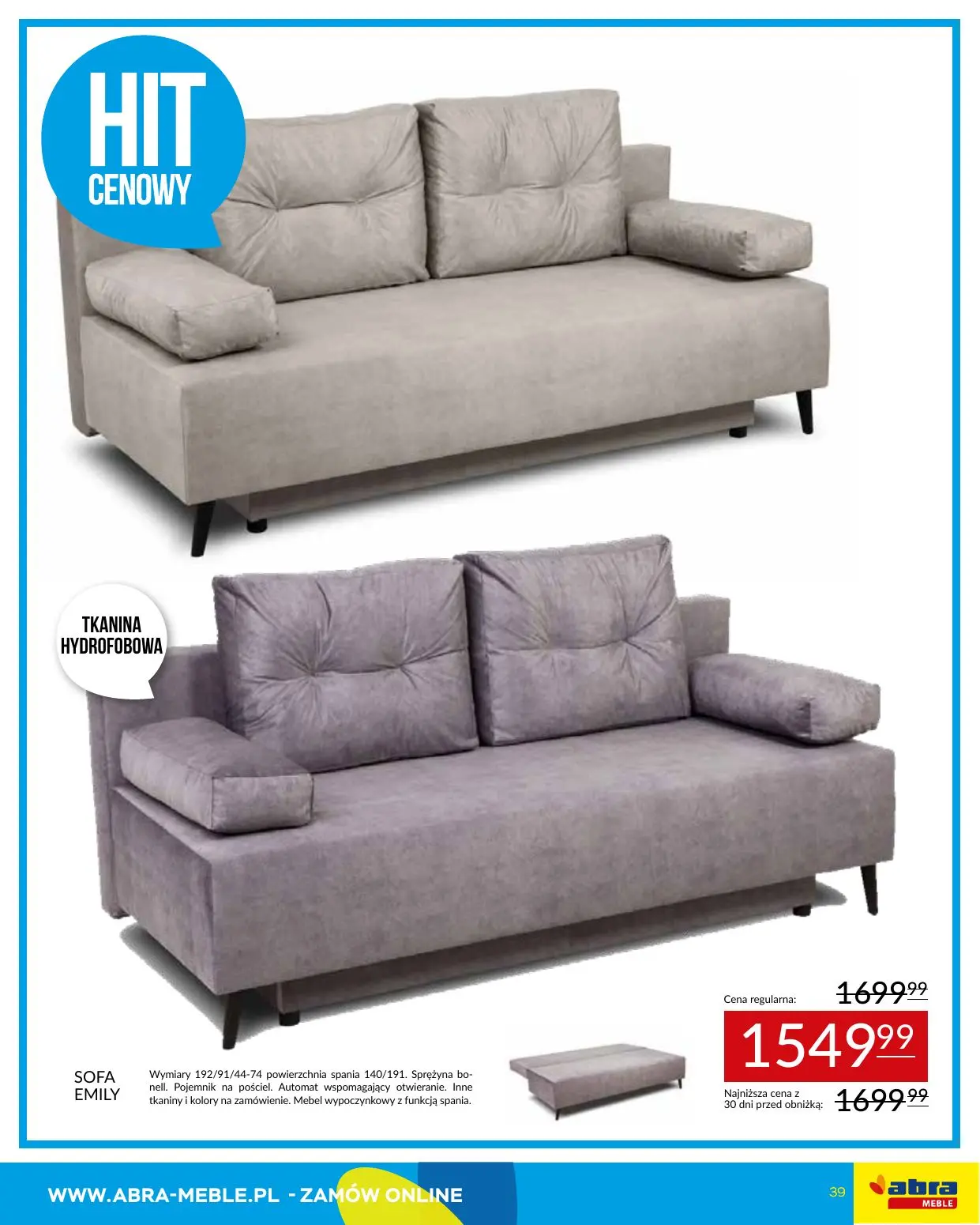 gazetka promocyjna abra meble Hity cenowe - Strona 39
