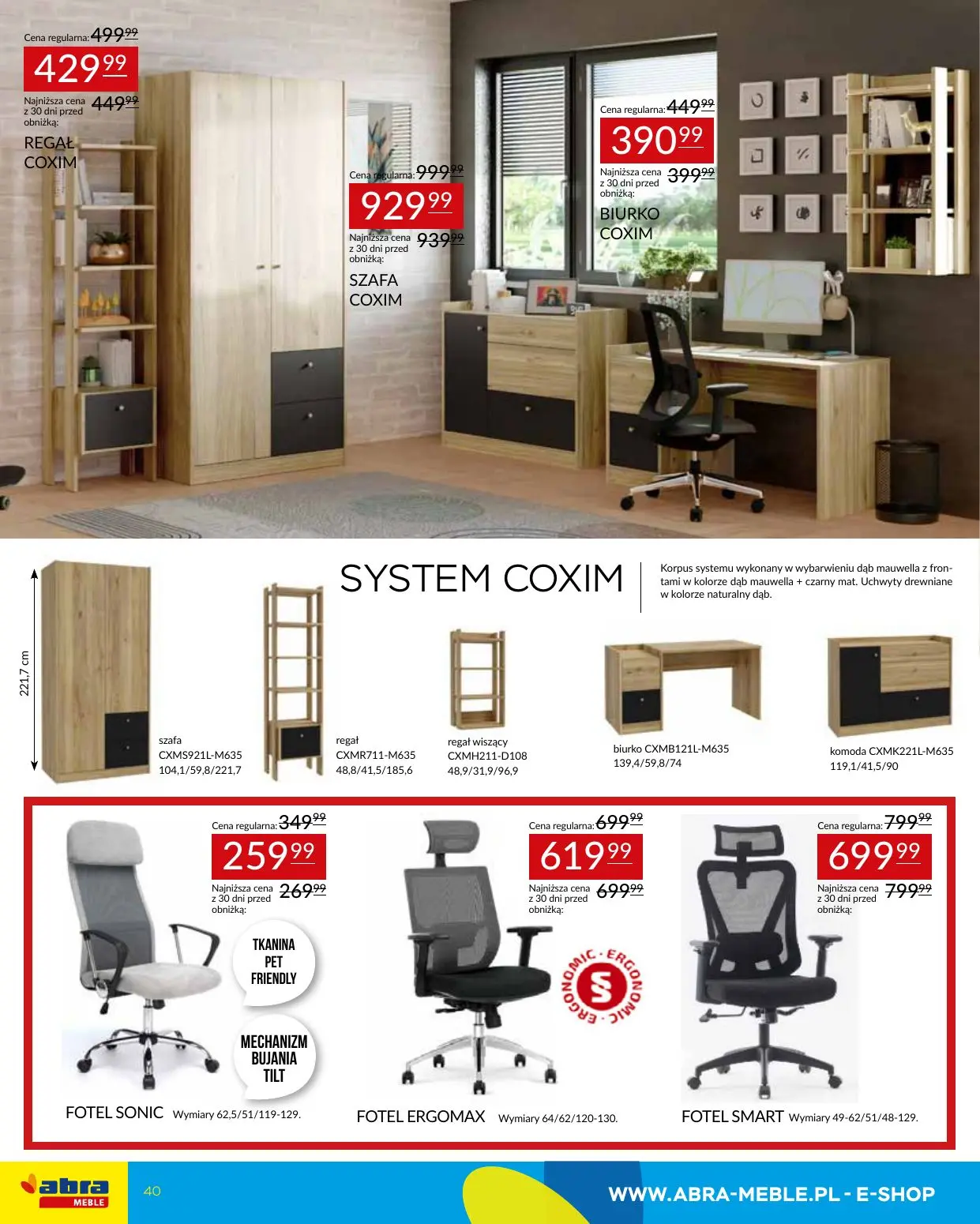gazetka promocyjna abra meble Hity cenowe - Strona 40