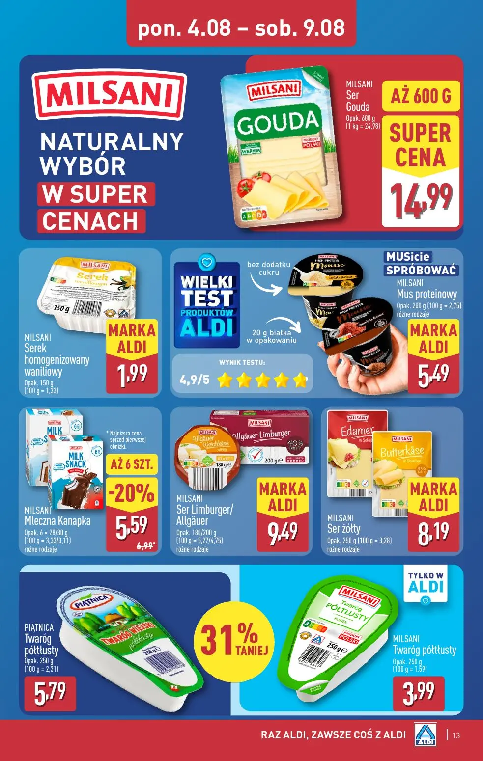 gazetka promocyjna ALDI Raz ALDI, zawsze coś z ALDI - Strona 13