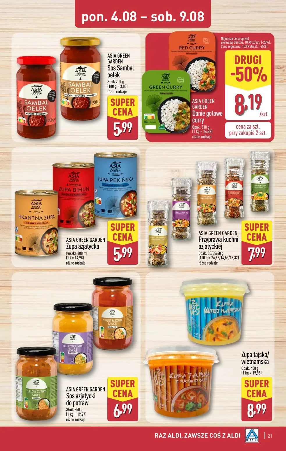 gazetka promocyjna ALDI Raz ALDI, zawsze coś z ALDI - Strona 21