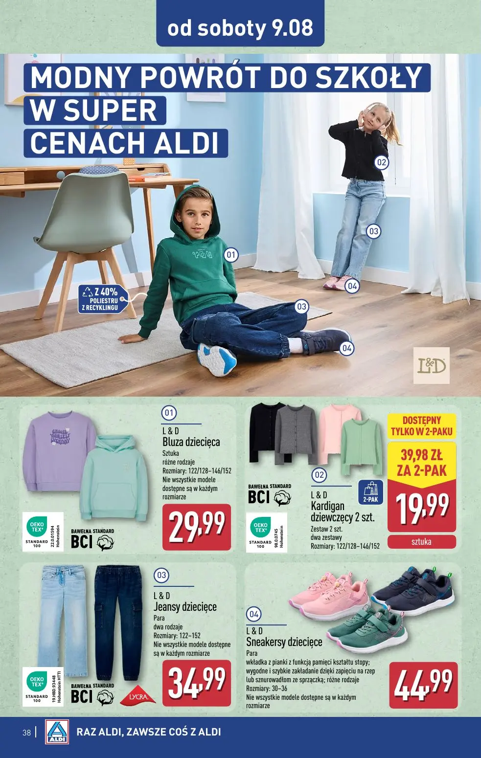 gazetka promocyjna ALDI Raz ALDI, zawsze coś z ALDI - Strona 38