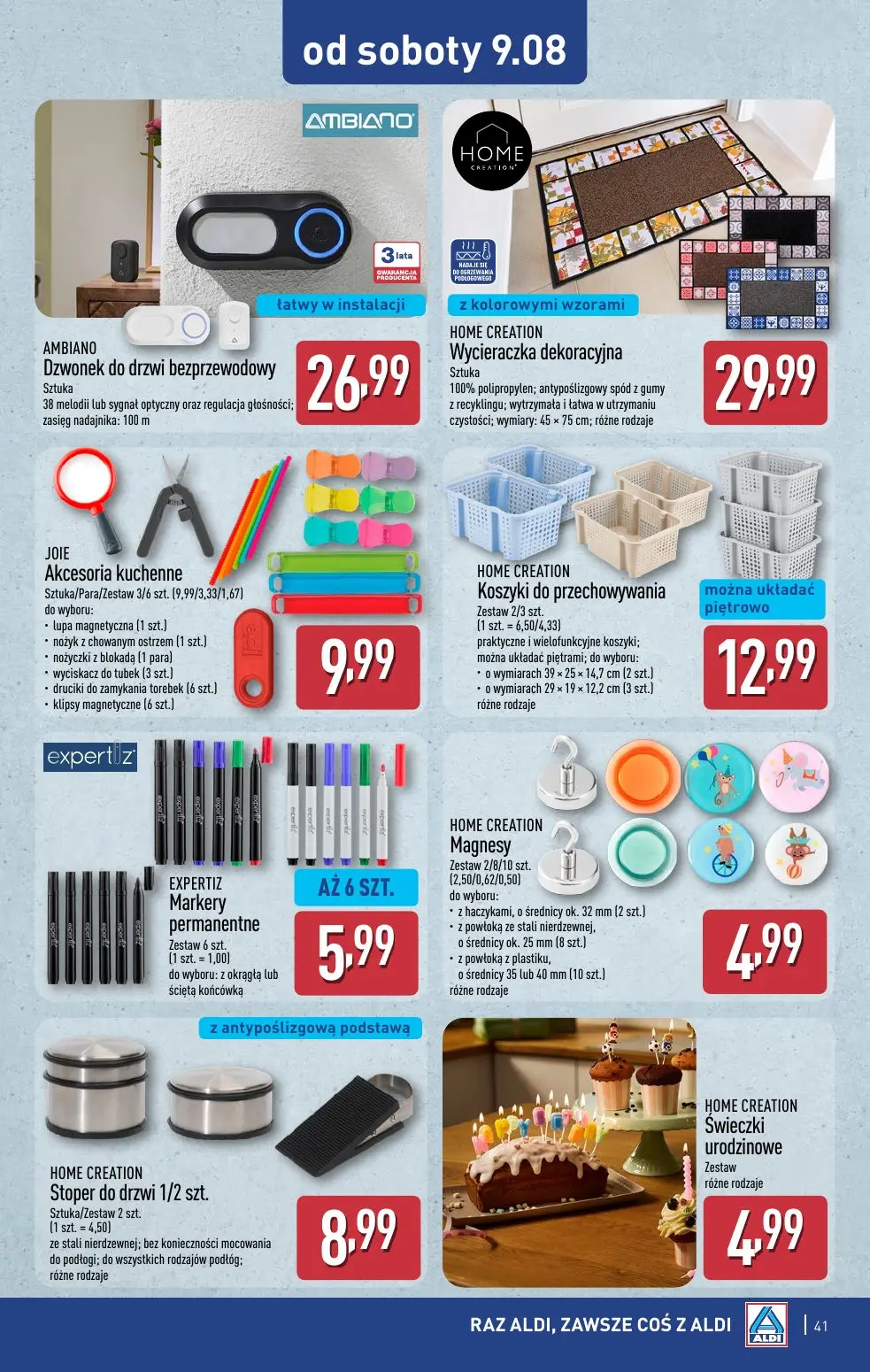 gazetka promocyjna ALDI Raz ALDI, zawsze coś z ALDI - Strona 41