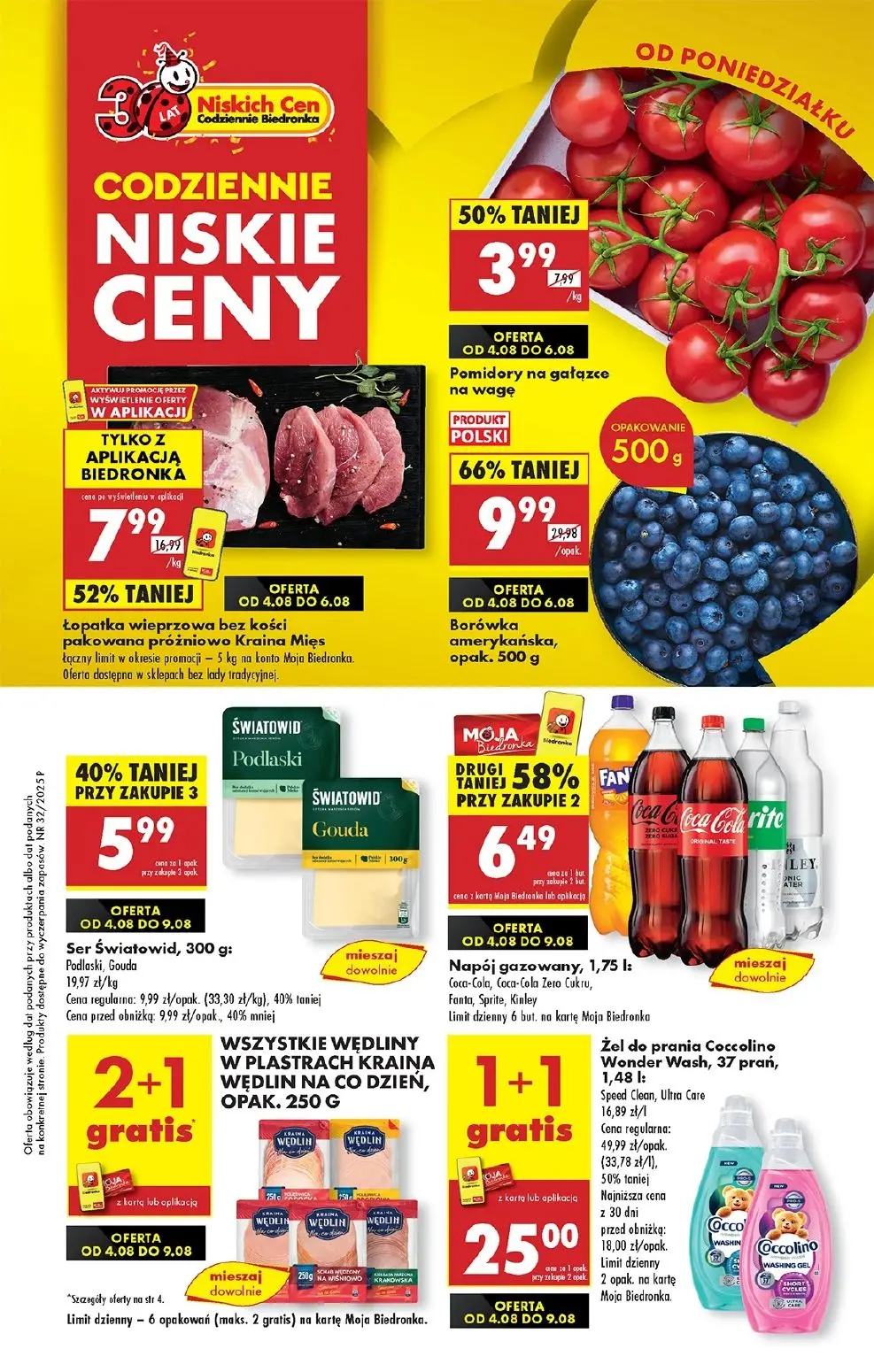 gazetka promocyjna Biedronka Od poniedziałku - Strona 1