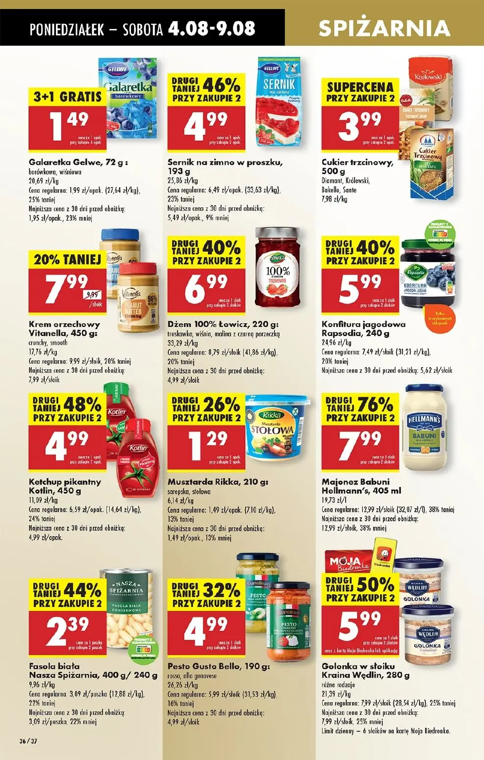 gazetka promocyjna Biedronka Od poniedziałku - Strona 48