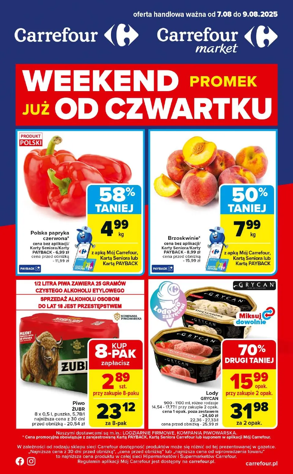 gazetka promocyjna Carrefour Weekend od czwartku - Strona 1
