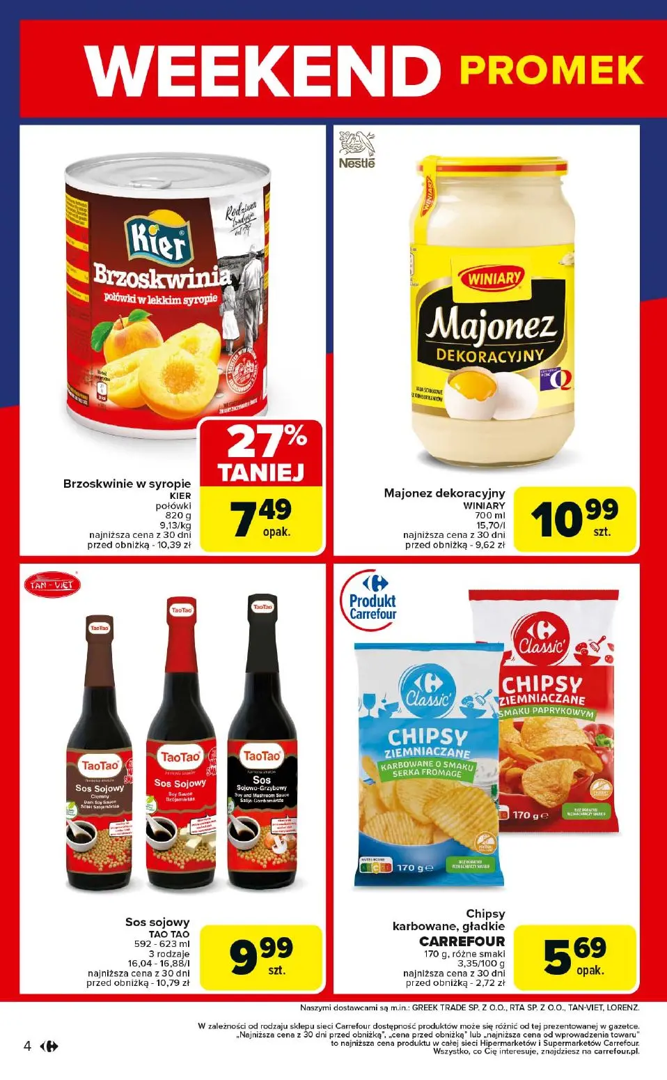 gazetka promocyjna Carrefour Weekend od czwartku - Strona 4