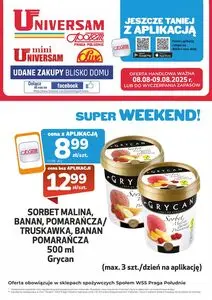 Gazetka promocyjna Społem Praga, ważna od 2025-08-08 do 2025-08-09.