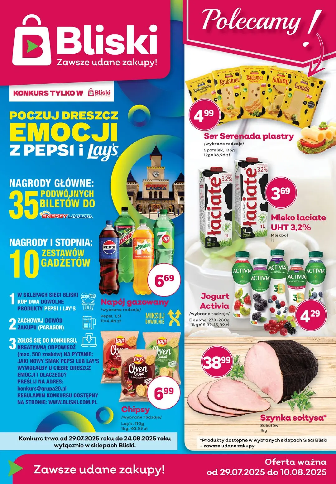 gazetka promocyjna Społem Zawiercie Zawsze udane zakupy! - Strona 1