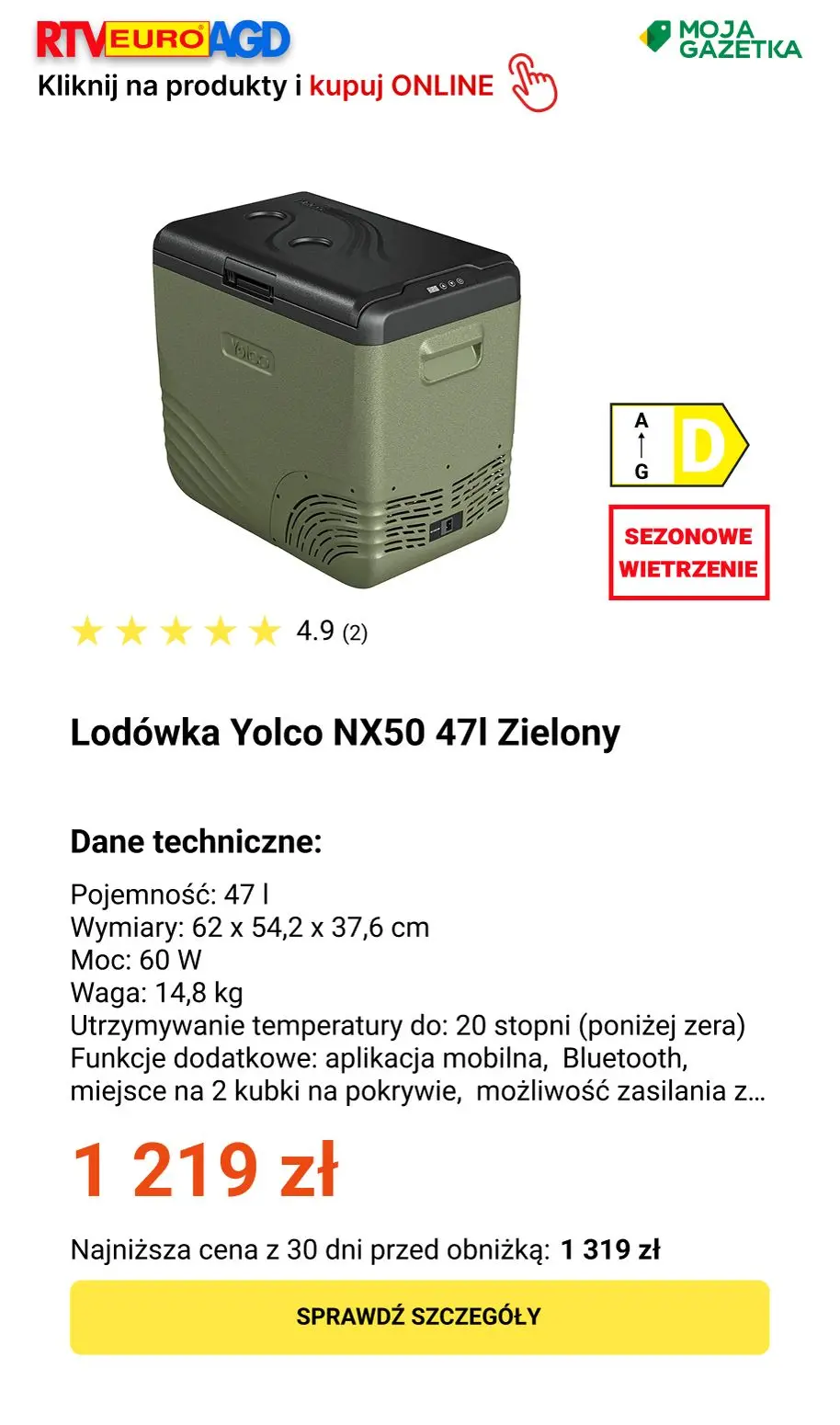 gazetka promocyjna RTV EURO AGD Sezonowe wietrzenie magazynów - Strona 7