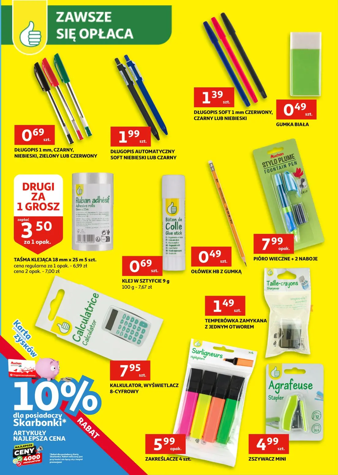 gazetka promocyjna Auchan Racibórz - Szkoła - Strona 4