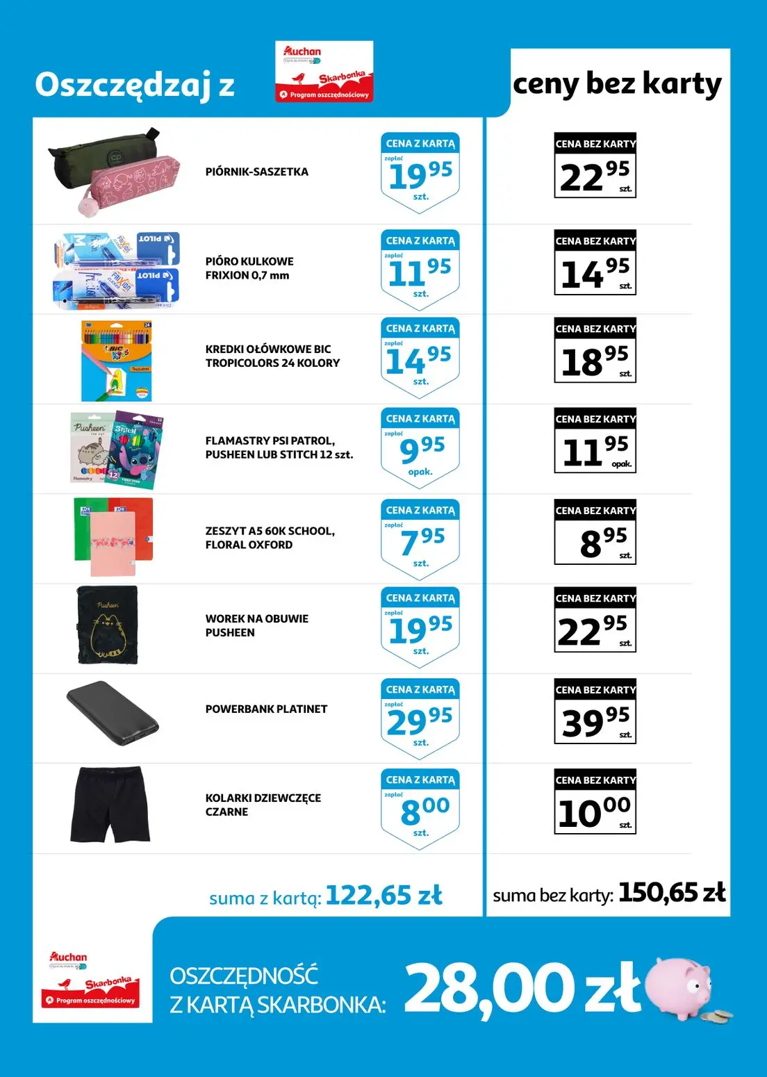 gazetka promocyjna Auchan Racibórz - Szkoła - Strona 18