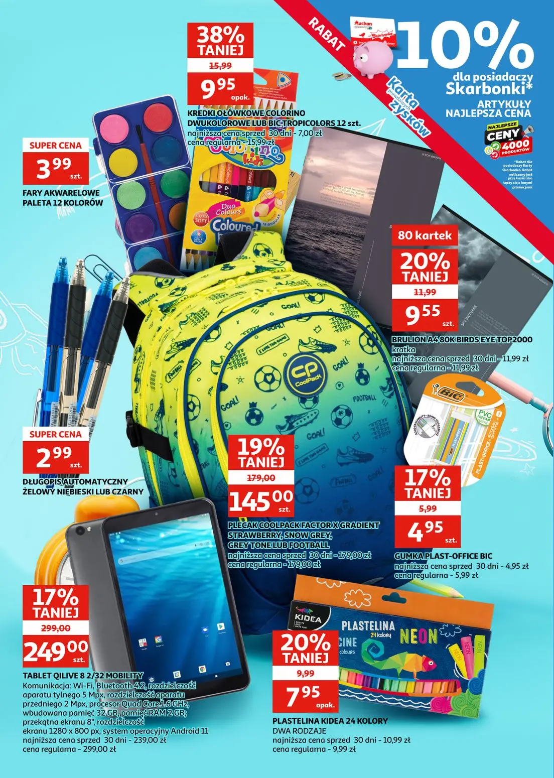 gazetka promocyjna Auchan Racibórz - Szkoła - Strona 19