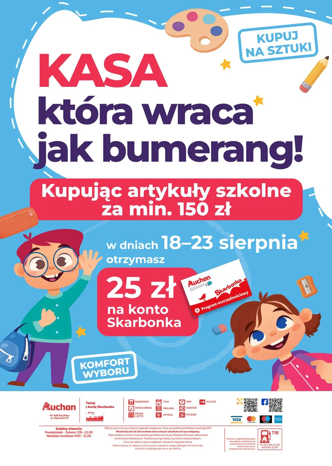 gazetka promocyjna Auchan Racibórz - Szkoła - Strona 20