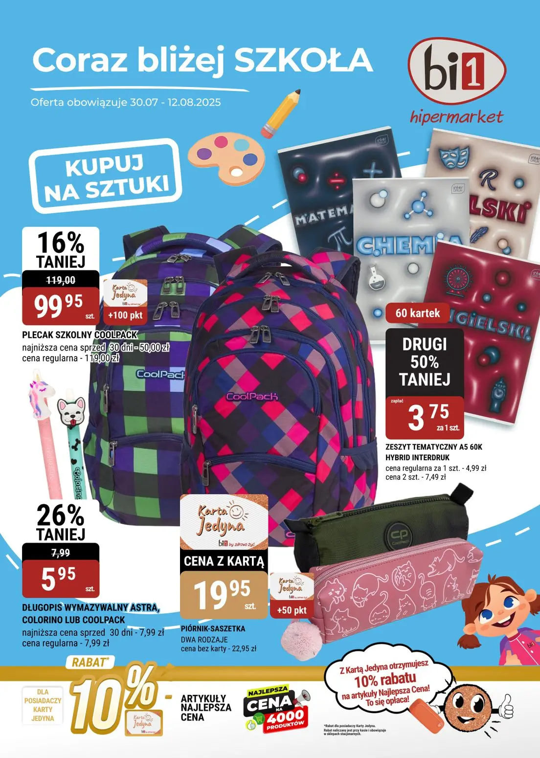 gazetka promocyjna bi1 Coraz bliżej szkoła - Bielsko Biała - Strona 1