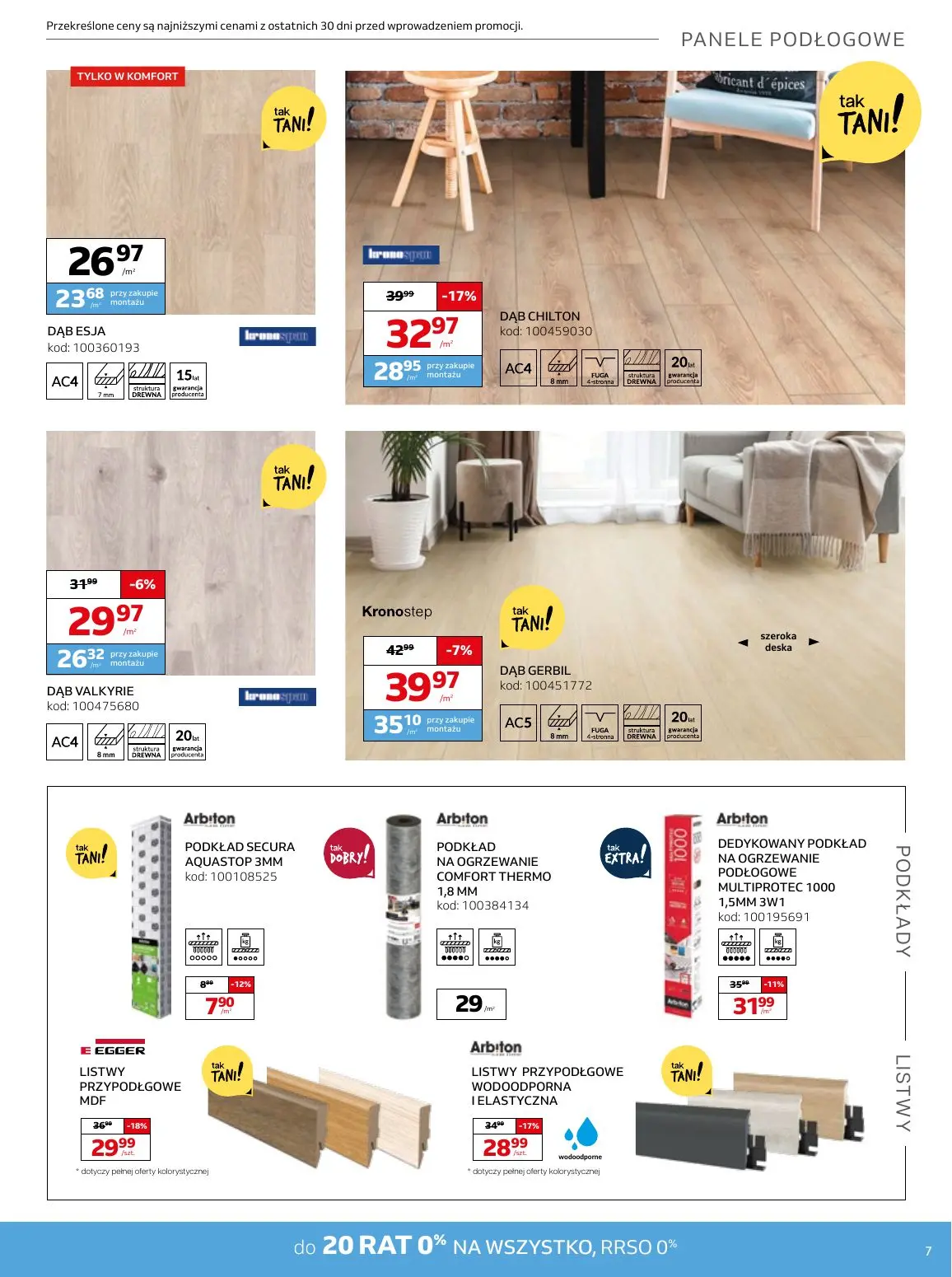 gazetka promocyjna KOMFORT Remont u progu - Strona 7