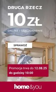 Gazetka promocyjna home&you, ważna od 2025-08-08 do 2025-08-12.