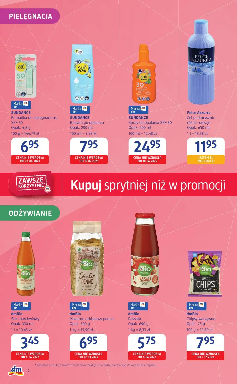 gazetka promocyjna Drogeria dm Kupuj sprytniej niż w promocji - Strona 2