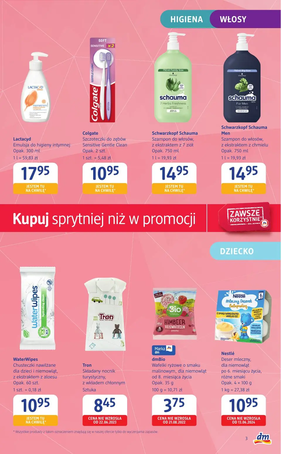 gazetka promocyjna Drogeria dm Kupuj sprytniej niż w promocji - Strona 3