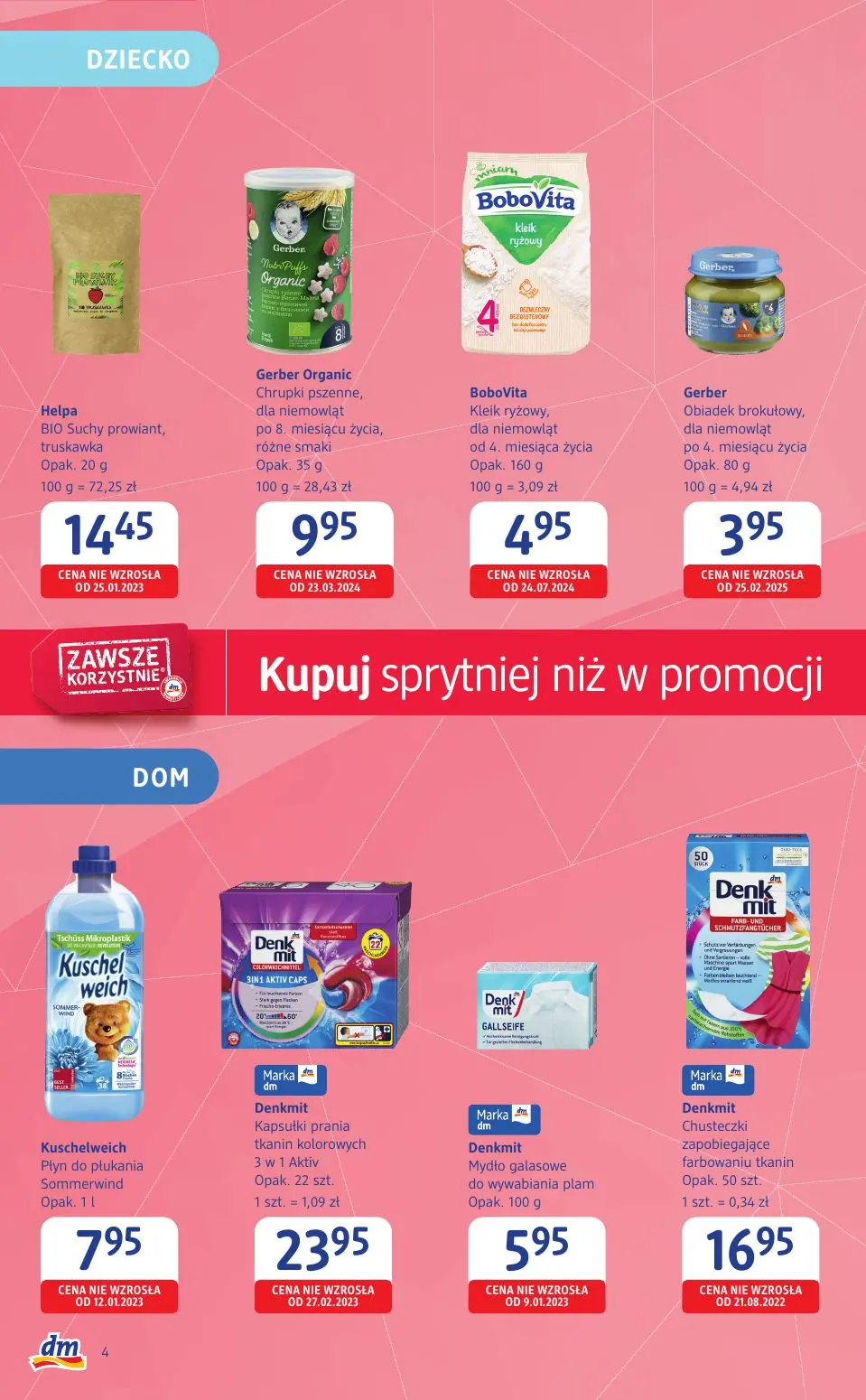 gazetka promocyjna Drogeria dm Kupuj sprytniej niż w promocji - Strona 4