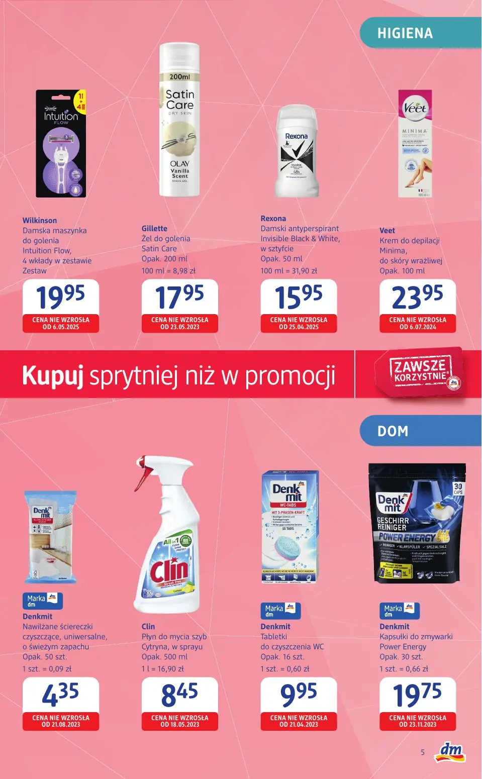 gazetka promocyjna Drogeria dm Kupuj sprytniej niż w promocji - Strona 5
