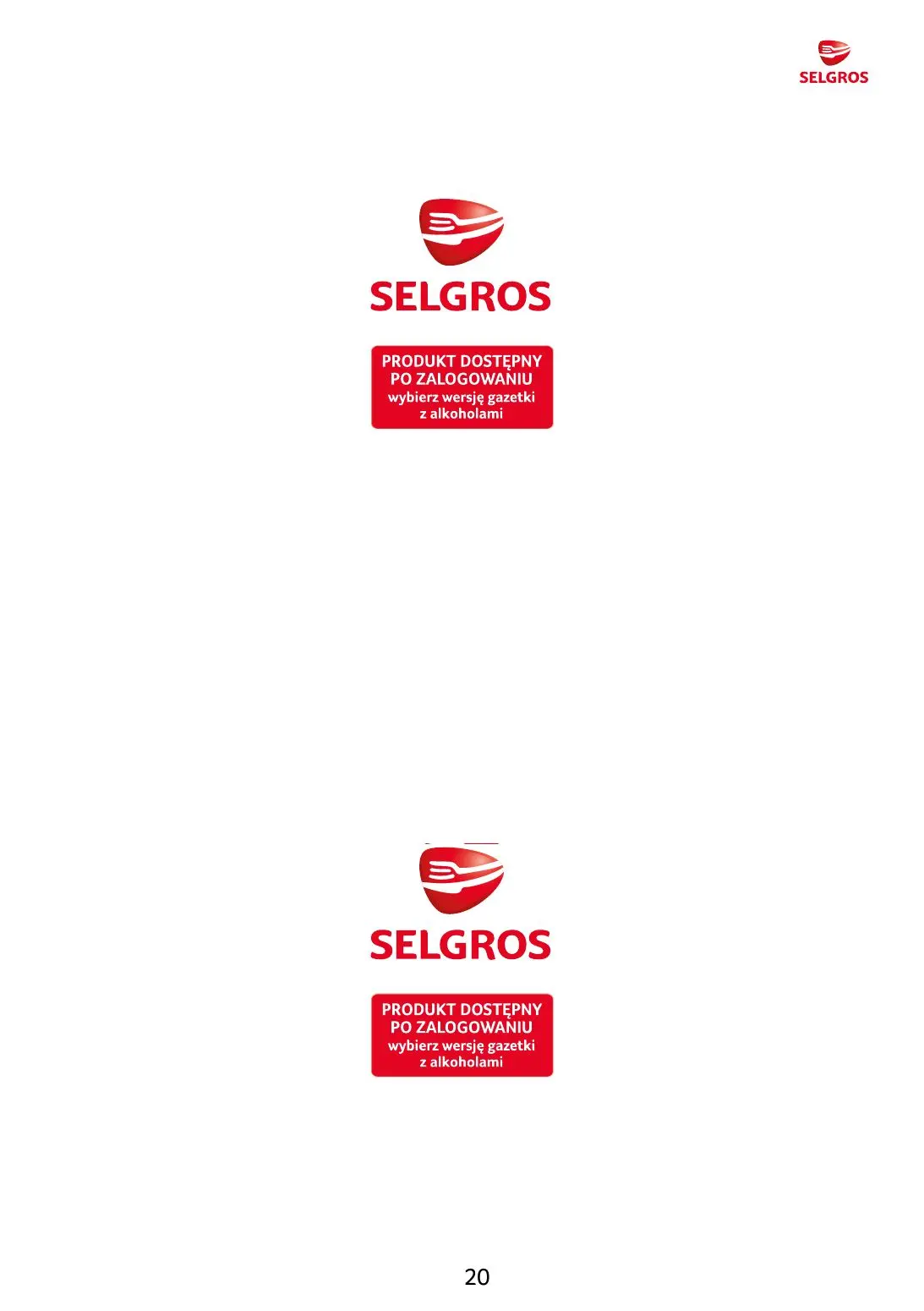 gazetka promocyjna SELGROS Markowe Produkty - Strona 20