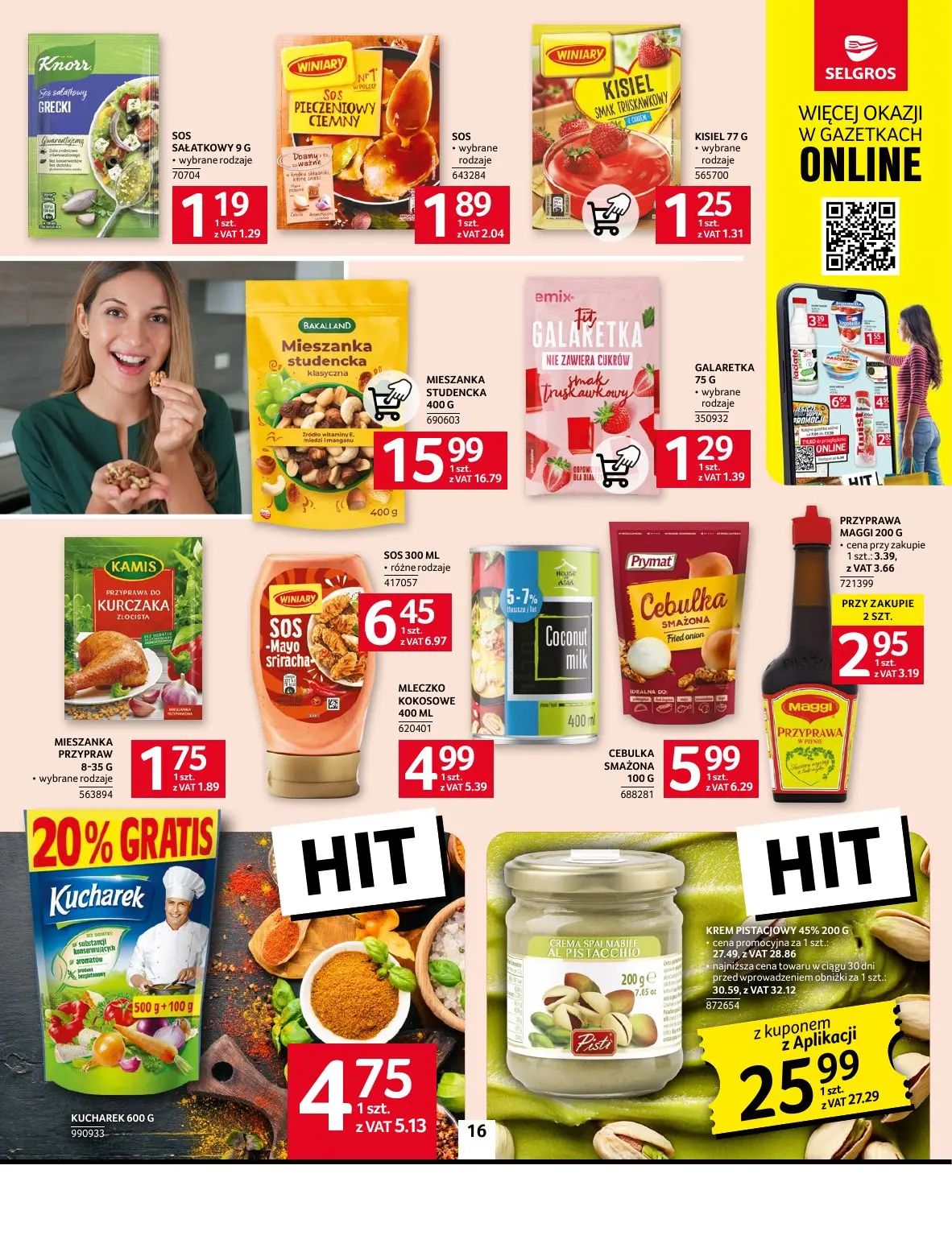 gazetka promocyjna SELGROS Oferta Spożywcza - Strona 16