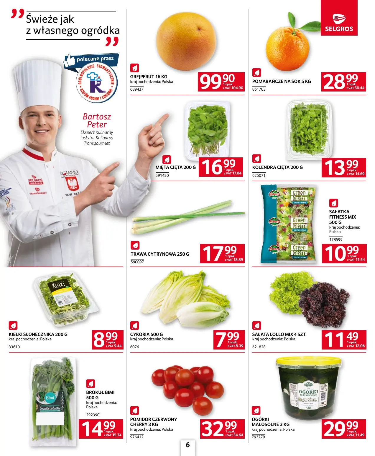 gazetka promocyjna SELGROS Oferta dla gastronomii - Strona 6