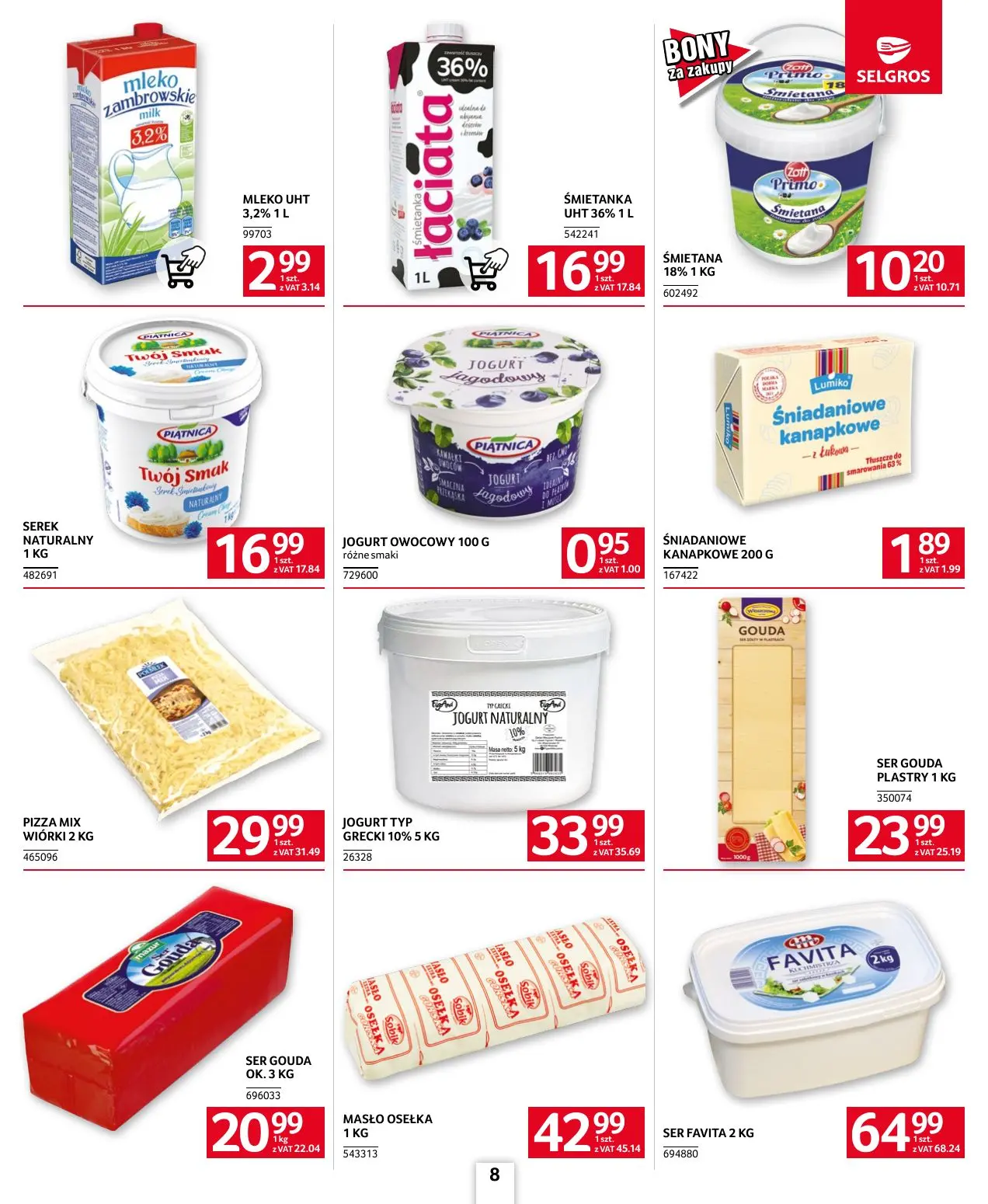 gazetka promocyjna SELGROS Oferta dla gastronomii - Strona 8