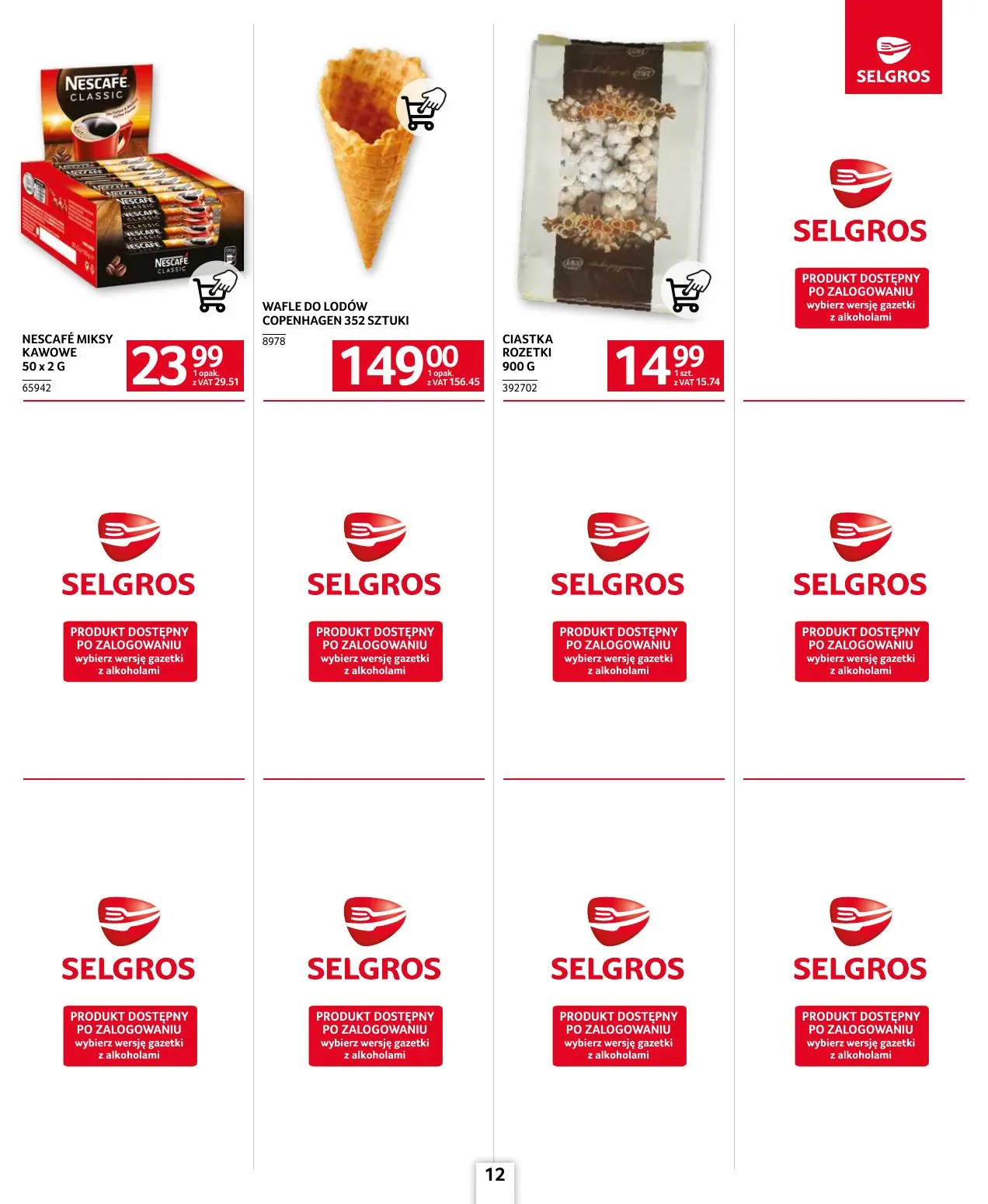 gazetka promocyjna SELGROS Oferta dla gastronomii - Strona 12