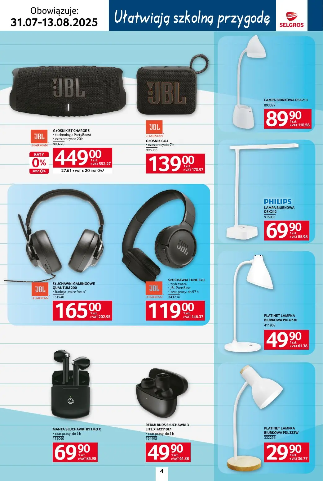 gazetka promocyjna SELGROS Katalog Szkoła - Strona 4
