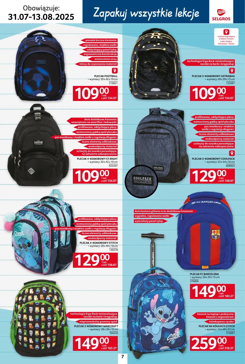 gazetka promocyjna SELGROS Katalog Szkoła - Strona 7