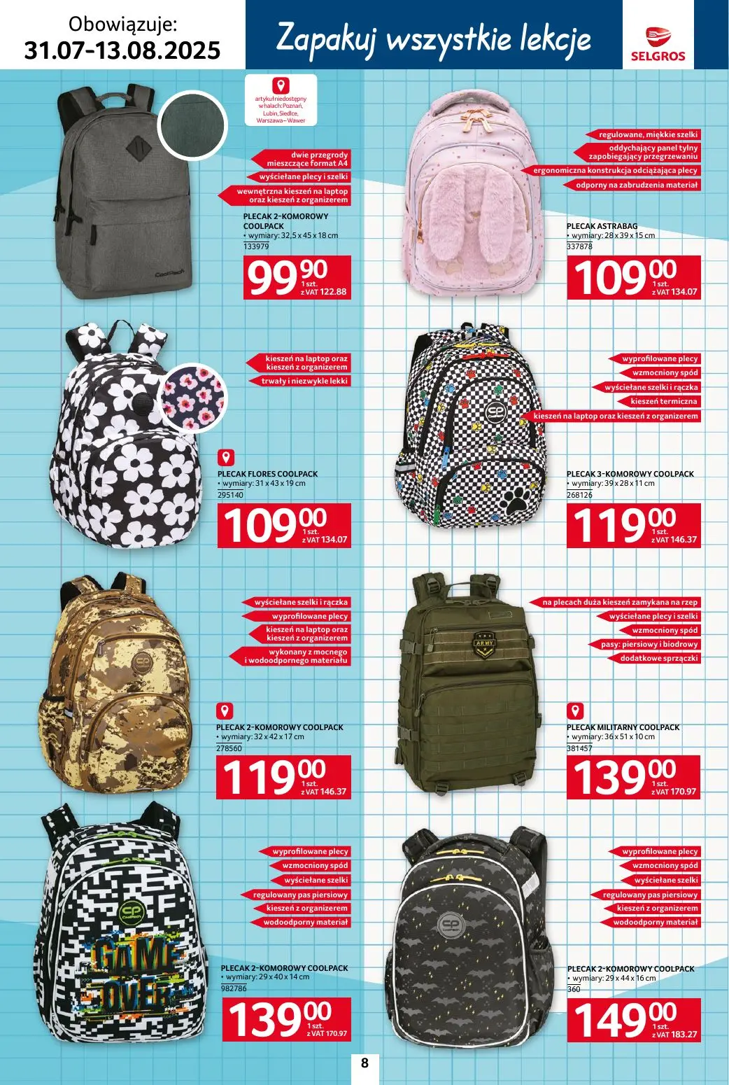 gazetka promocyjna SELGROS Katalog Szkoła - Strona 8
