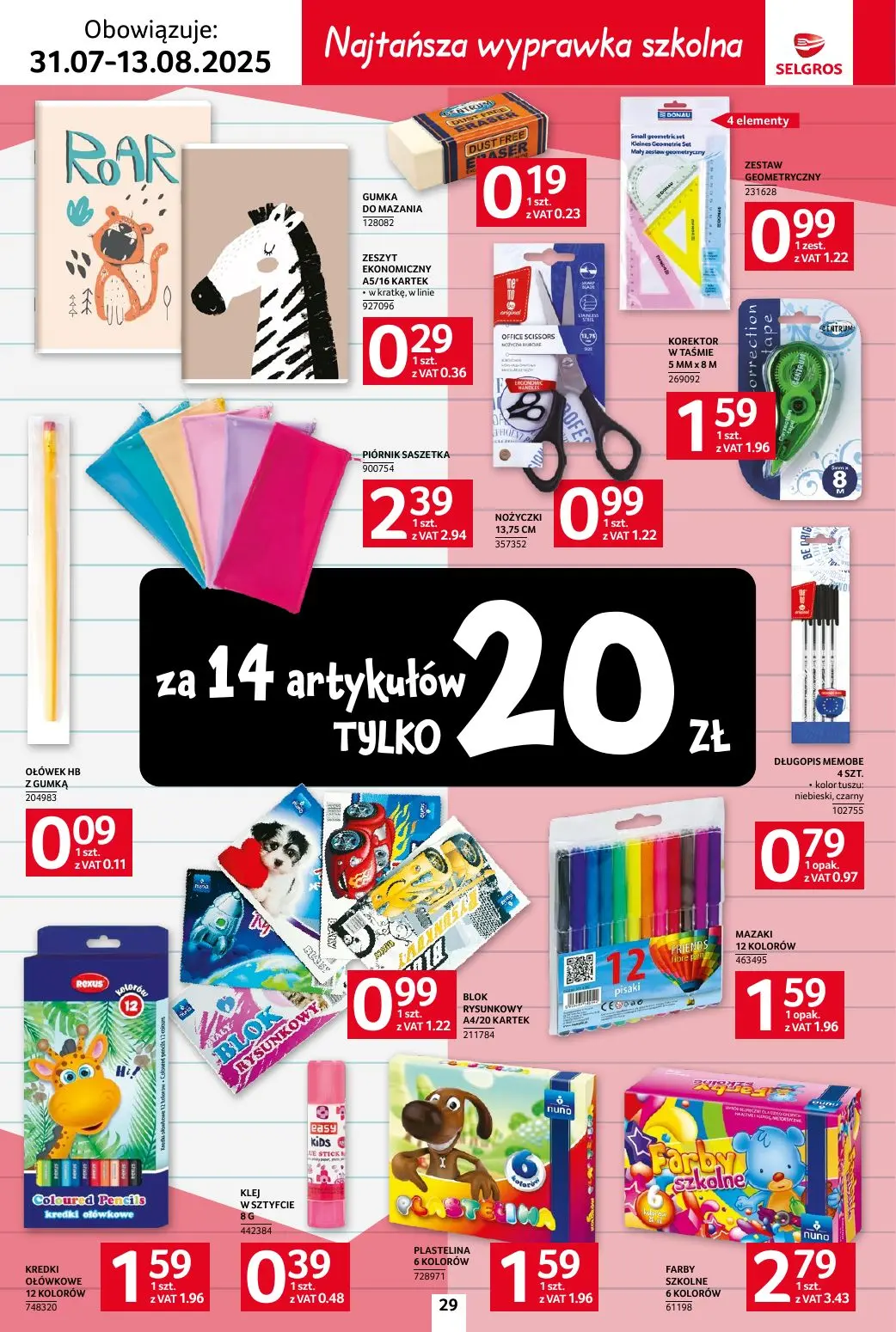 gazetka promocyjna SELGROS Katalog Szkoła - Strona 29